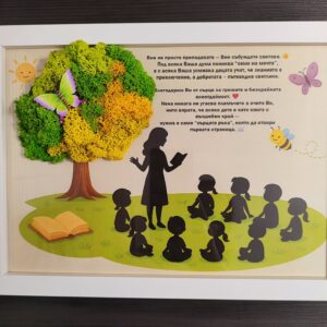 Картина за учител/преподавател/госпожа (вариант 1)