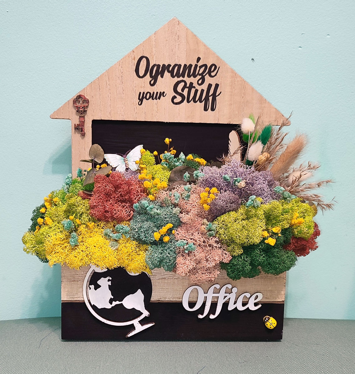 Декорация със скандинавски мъх „Office“ - Image 2