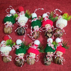 Коледни човечета с късмет - Handmade by Pepy