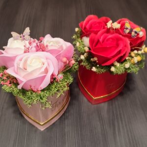 Кутийка с рози "Сърце" 🌹 - Handmade by Pepy